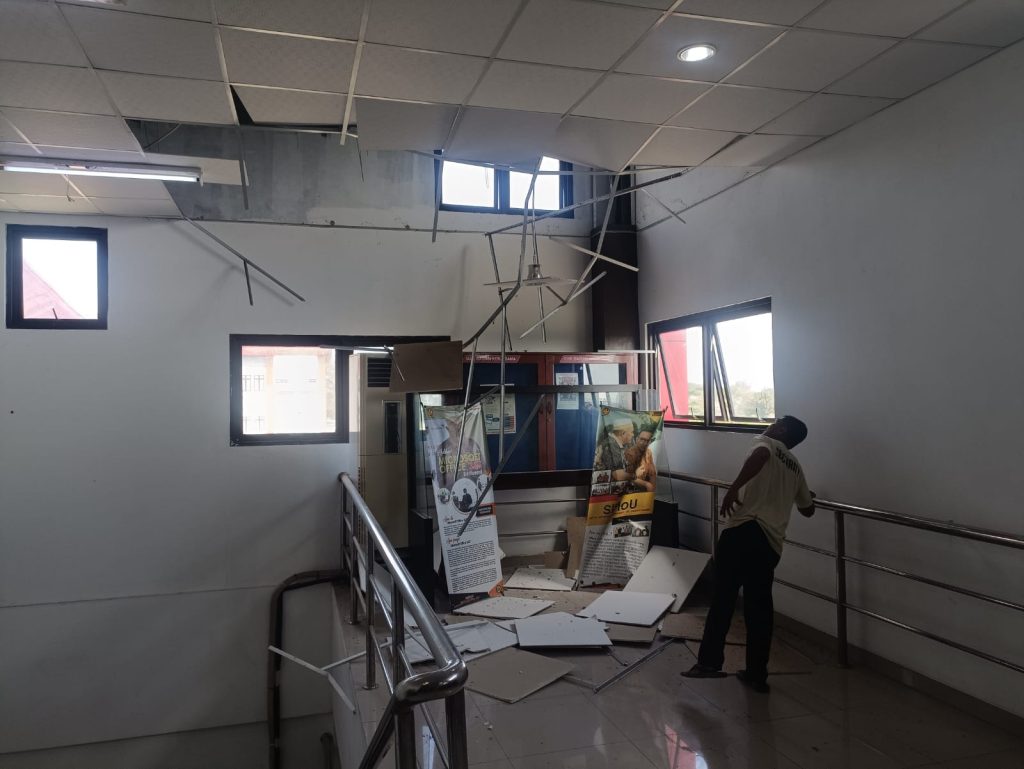 gempa m67 guncang palu sejumlah gedung pascarekonstruksi 2018 di universitas tadulako kembali mengalami kerusakan 8 1024x769